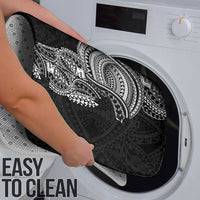 Traditional Polynesian Art Tattoos Bathroom Set Black Color - Polynesian Pride