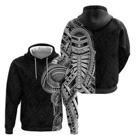 Traditional Polynesian Art Tattoos Hoodie Black Color - Polynesian Pride