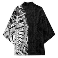 Traditional Polynesian Art Tattoos Kimono Black Color - Polynesian Pride