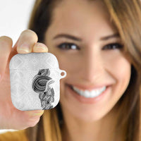 Traditional Polynesian Art Tattoos AirPods Case White Color - Polynesian Pride