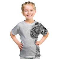 Traditional Polynesian Art Tattoos Kid T Shirt White Color - Polynesian Pride