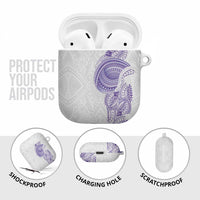 Traditional Polynesian Art Tattoos AirPods Case Purple Color - Polynesian Pride