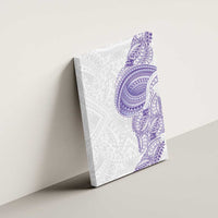 Traditional Polynesian Art Tattoos Canvas Wall Art Purple Color - Polynesian Pride