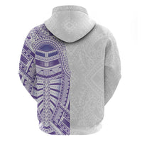 Traditional Polynesian Art Tattoos Hoodie Purple Color - Polynesian Pride