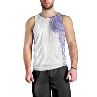 Traditional Polynesian Art Tattoos Men Tank Top Purple Color - Polynesian Pride