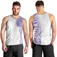 Traditional Polynesian Art Tattoos Men Tank Top Purple Color - Polynesian Pride