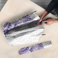 Traditional Polynesian Art Tattoos Umbrella Purple Color - Polynesian Pride