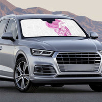 Traditional Polynesian Art Tattoos Auto Sun Shade Pink Color - Polynesian Pride