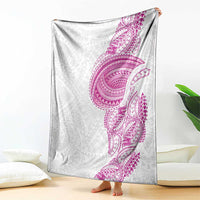 Traditional Polynesian Art Tattoos Blanket Pink Color - Polynesian Pride