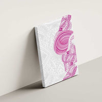 Traditional Polynesian Art Tattoos Canvas Wall Art Pink Color - Polynesian Pride