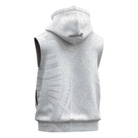 Lotu Tamaiti Sleeveless Zip Hoodie Traditional Samoan Art Tattoos - Polynesian Pride