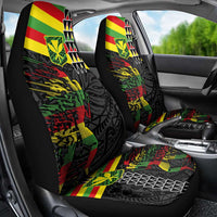 Kanaka Maoli Running Car Seat Cover Kakau Pattern with Kanaka Maoli Flag Color LT03 - Polynesian Pride