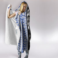 Fiji Queen Victoria School Hooded Blanket Tapa and Polynesian Tribal Pattern Half Style LT03 - Polynesian Pride