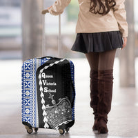 Fiji Queen Victoria School Luggage Cover Tapa and Polynesian Tribal Pattern Half Style LT03 - Polynesian Pride