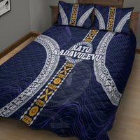 Fiji Ratu Kadavulevu School Quilt Bed Set Tapa and Polynesian Tribal Pattern LT03 - Polynesian Pride