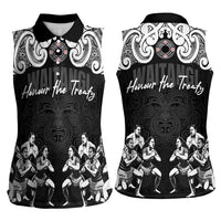 Aotearoa Waitangi Day - Toitu Te Tiriti Women Sleeveless Polo Shirt New Zealand Honour the Treaty