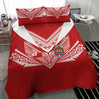 Tonga Rugby Bedding Set Ngatu Motifs and Pacific Patterns LT03 - Polynesian Pride