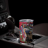 Hawaii and United States Memorial Day Tumbler Cup -Honor and Remember The Fallen