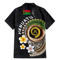 Vanuatu Independence Day Family Matching Mermaid Dress and Hawaiian Shirt Melanesian Tribal Pig Tusk with Tropical Plants