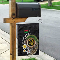 Vanuatu Independence Day Garden Flag Melanesian Tribal Pig Tusk with Tropical Plants