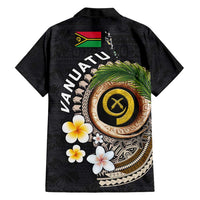 Vanuatu Independence Day Hawaiian Shirt Melanesian Tribal Pig Tusk with Tropical Plants