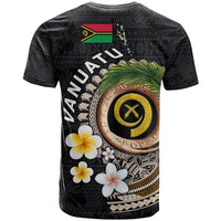 Vanuatu Independence Day T Shirt Melanesian Tribal Pig Tusk with Tropical Plants LT03 - Polynesian Pride