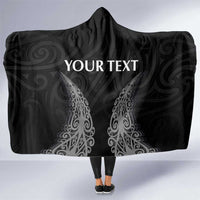 New Zealand Netball Hooded Blanket Koru and Maori Tattoo Jersey