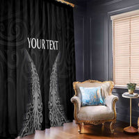 New Zealand Netball Window Curtain Koru and Maori Tattoo Jersey