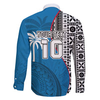 custom-fiji-rugby-family-matching-long-sleeve-bodycon-dress-and-hawaiian-shirt-coat-of-arms-palm-tree-mix-polynesia-tapa-pattern