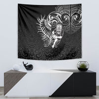 New Zealand Rugby Tapestry Maori Warrior Rugby with Silver Fern Sleeve Tribal Ethnic Style LT03 - Polynesian Pride
