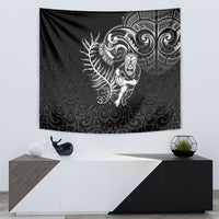 Personalised New Zealand Rugby Tapestry Maori Warrior Rugby with Silver Fern Sleeve Tribal Ethnic Style LT03 - Polynesian Pride