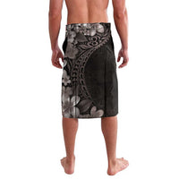 Hawaiian Plumeria-Polynesian Art Tattoo Grayscale Color Lavalava