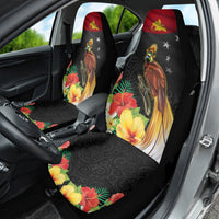 Papua New Guinea Independence Day Car Seat Cover PNG Flag and Bird-of-Paradise