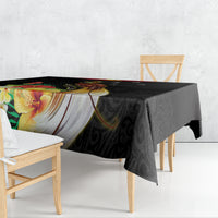 Papua New Guinea Independence Day Tablecloth PNG Flag and Bird-of-Paradise LT03 - Polynesian Pride