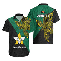 Custom Papua New Guinea Enga Province Hawaiian Shirt PNG Birds Of Paradise Polynesian Arty Style LT03 - Polynesian Pride
