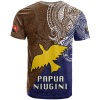 Papua New Guinea Manus Province T Shirt PNG Birds Of Paradise Polynesian Arty Style LT03 - Polynesian Pride