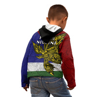 Papua New Guinea Milne Bay Province Kid Hoodie PNG Birds Of Paradise Polynesian Arty Style LT03 - Polynesian Pride