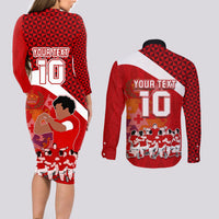 personalised-tonga-rugby-couples-matching-long-sleeve-bodycon-dress-and-long-sleeve-button-shirts-sipi-tau-dance-coat-of-arms-ngatu-pattern