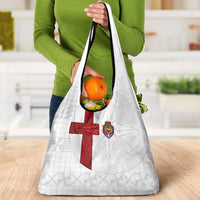 Tonga Ngatu Art Rugby Mate Ma'a Grocery Bag - Polynesian Pride