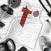 Custom Tonga Ngatu Art Rugby Mate Ma'a Men Tank Top - Polynesian Pride