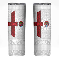 Tonga Ngatu Art Rugby Mate Ma'a Skinny Tumbler - Polynesian Pride