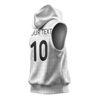 Custom Tonga Ngatu Art Rugby Mate Ma'a Sleeveless Hoodie - Polynesian Pride