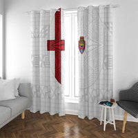 Tonga Ngatu Art Rugby Mate Ma'a Window Curtain - Polynesian Pride