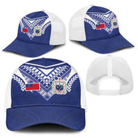 Samoa Rugby Baseball Net Cap Pacific Motifs LT03 - Polynesian Pride