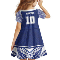 Custom Samoa Rugby Family Matching Tank Maxi Dress and Hawaiian Shirt Pacific Motifs LT03 - Polynesian Pride