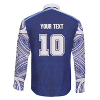 Custom Samoa Rugby Family Matching Tank Maxi Dress and Hawaiian Shirt Pacific Motifs - Polynesian Pride