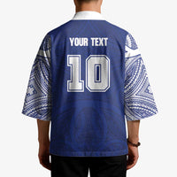 Custom Samoa Rugby Kimono Pacific Motifs - Polynesian Pride