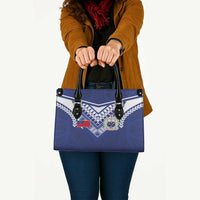 Samoa Rugby Leather Bag Pacific Motifs - Polynesian Pride
