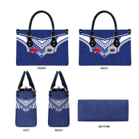Samoa Rugby Leather Bag Pacific Motifs - Polynesian Pride