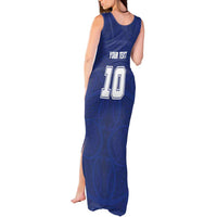 Custom Samoa Rugby Tank Maxi Dress Pacific Motifs - Polynesian Pride